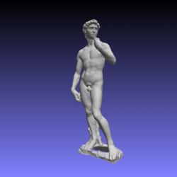David Statue 3d Model Download